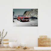 "Classic" Nissan Hakosuka Skyline auf PCH Poster (Küche)