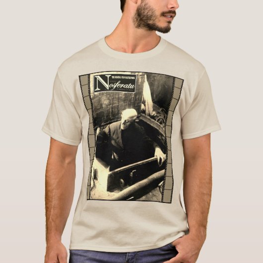 Classic Nosferatu Horror Film T-Shirt (Vorderseite)