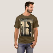 Classic Nosferatu Horror Film T-Shirt (Vorne ganz)