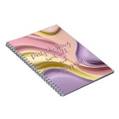 Classic notebook in stylish graphic notizblock (Rechte Seite)