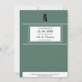 Classic Novel Book cover inspired Save The Date (Vorderseite)