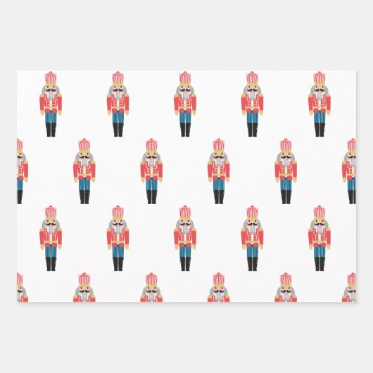 Classic Nutcracker, Ballerina Set 3 Geschenkpapier Set (Vorderseite)