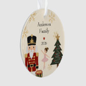 Classic Nutcracker Christmas Acrylic Ornament (Vorderseite)