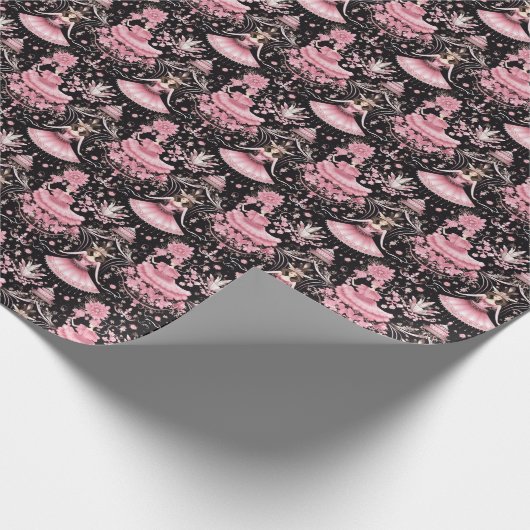 Classic Nutcracker Elegance, Clara Geschenkpapier (Ecke)