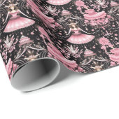 Classic Nutcracker Elegance, Clara Geschenkpapier (Rolleneckpunkt)