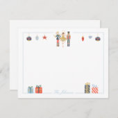 Classic Nutcracker Weihnachtsgeschichten Mitteilungskarte (Vorne/Hinten)