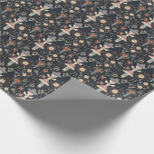 Classic Nutcracker Wonderland, Harlequin Geschenkpapier (Ecke)