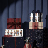 Classic nutcracker wrapping paper geschenkpapier