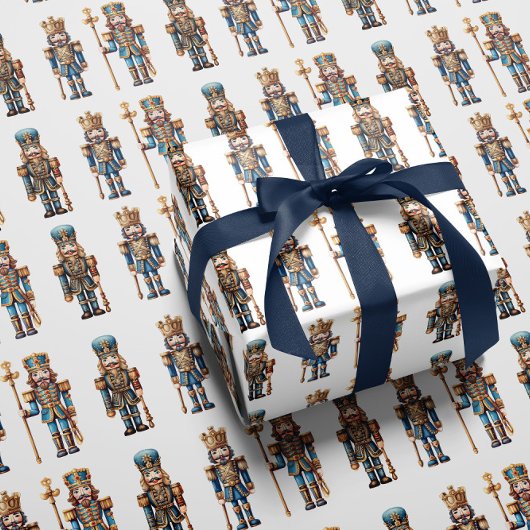 Classic nutcracker wrapping paper geschenkpapier