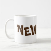 Classic NYC New York City Marble Rye Bagel Feinsch Kaffeetasse (Links)