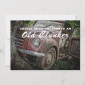Classic Old Clunker Einladung zum Geburtstag (Vorderseite)