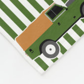 Classic Olive Green Soft Top Series 3 Land Rover Fleecedecke (Ecke)