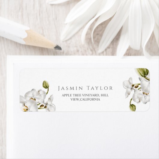 Classic Orchids Frame Elegant Wedding (Insitu)