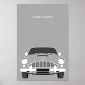 Classic Original DB5 Sportwagen Poster (Vorne)