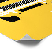 Classic Original Mini Clubman minimalist art Poster (Ecke)