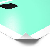 Classic Original Mini Cooper minimalist art Poster (Ecke)