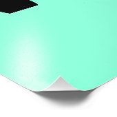 Classic Original Mini Cooper minimalist art Poster (Ecke)