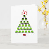 Classic Original Mini Xmas Baum Card Karte (Gelbe Blume)