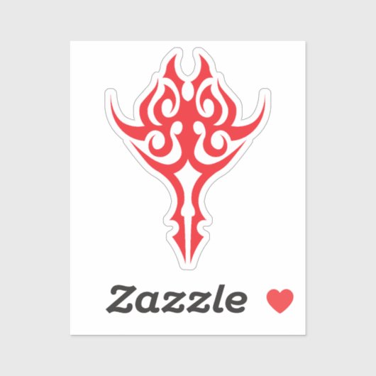 Classic Ornamental Floral Border Elegant Design Aufkleber (Blatt)