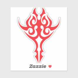 Classic Ornamental Floral Border Elegant Design Aufkleber