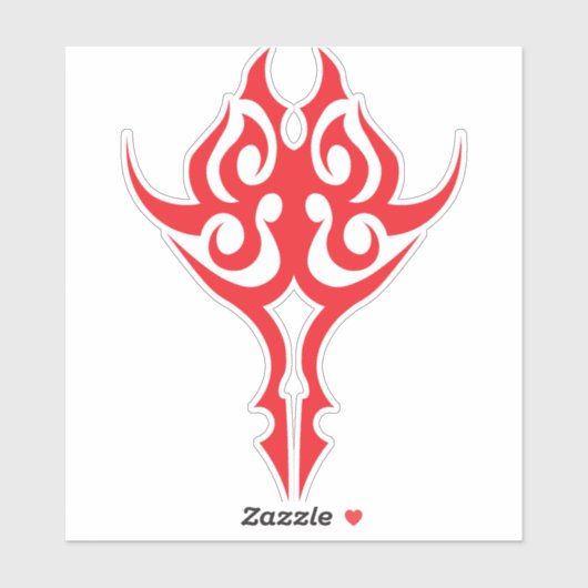 Classic Ornamental Floral Border Elegant Design Aufkleber (Blatt)