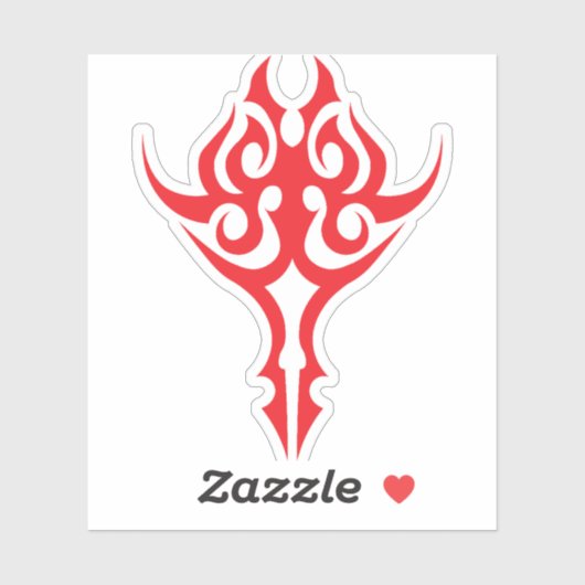 Classic Ornamental Floral Border Elegant Design Aufkleber (Blatt)