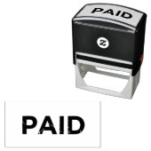 Classic PAID Self Inking Rubber Office Stamp Permastempel (Beispiel)
