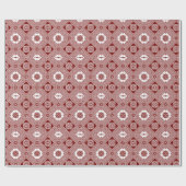 Classic Palestinian Tatreez Print Wrapping Paper Geschenkpapier (Flach)