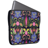 Classic Pansy: Vintages Blumenmuster Laptopschutzhülle (Vorne Rechts)