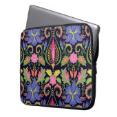 Classic Pansy: Vintages Blumenmuster Laptopschutzhülle (Vorderseite Links)