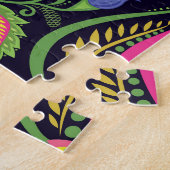 Classic Pansy: Vintages Blumenmuster Puzzle (Seite)