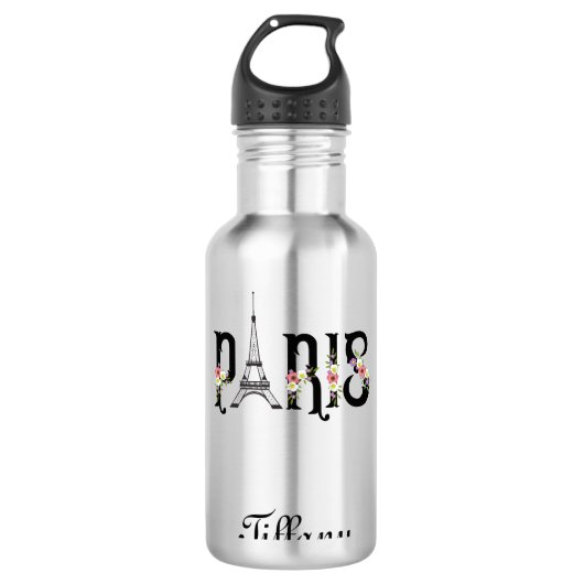 Classic Paris Edelstahlflasche (Vorderseite)