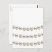 Classic Pearls Postkarte (Vorne/Hinten)