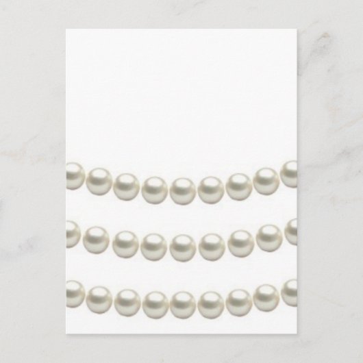 Classic Pearls Postkarte (Vorderseite)