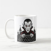 Classic Peeking Vampire Mug Kaffeetasse (Links)