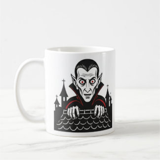 Classic Peeking Vampire Mug Kaffeetasse
