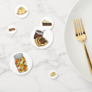 Classic Pennsylvania PA Dutch Amish Food Geschirr Konfetti