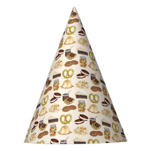 Classic Pennsylvania PA Dutch Amish Food Geschirr Partyhütchen