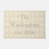 Classic Personalisiert Doormat Begrüßungsmat - Rug Fußmatte (Vorderseite)