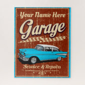 Classic Personalisiert Garage 1957 Puzzle (Vertikal)