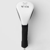 Classic Personalisiert Monogram Golf Clubs Golf Headcover (Vorderseite)
