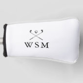 Classic Personalisiert Monogram Golf Clubs Head Headcover (Vorderseite)