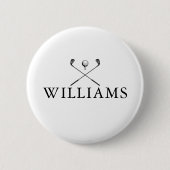 Classic Personalisiert Name Golf Clubs Button (Vorderseite)