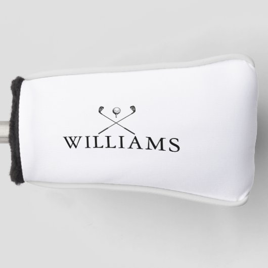 Classic Personalisiert Name Golf Clubs Headcover (Vorderseite)