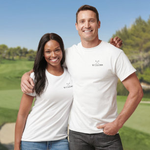 Classic Personalisiert Name Golf Clubs T-Shirt