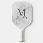 Classic Personalized Monogram and Name Pickleball  Schläger (Rückseite)