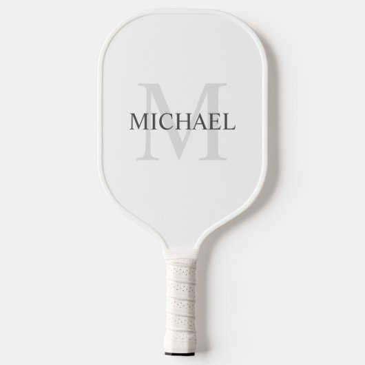 Classic Personalized Monogram and Name Pickleball Schläger (Rückseite)