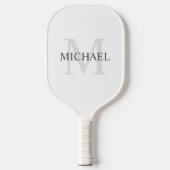Classic Personalized Monogram and Name Pickleball Schläger (Vorderseite)