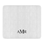 Classic Personalized Monogram Schneidebrett (Vorderseite)