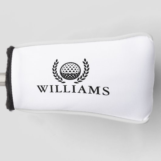 Classic Personalized Name Monogram Golf Headcover (Vorderseite)